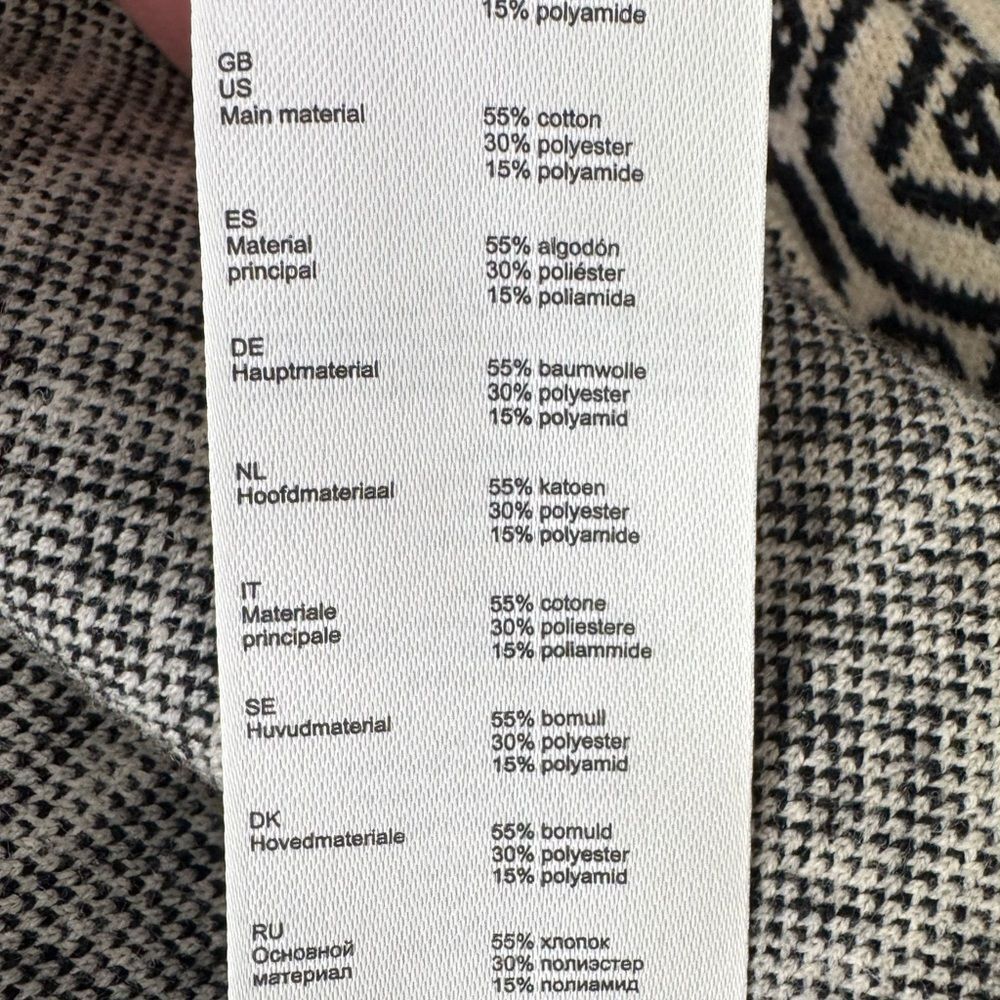 Maje Monochrome Patterned Mini Dress - Picture 10 of 12
